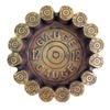 DWK 12 Gauge Shotgun Shell Round Ashtray, 4.5" Diameter, Brown,