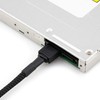CRJ SATA Power 15-Pin Male to SATA 6-Pin Slimline Sleeved