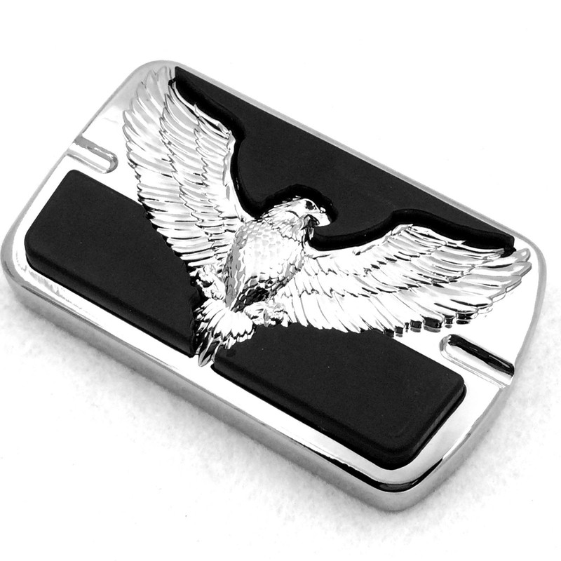 SMT-Chromed Compatible With Harley Davidson Touring Softail Brake Pedal Large