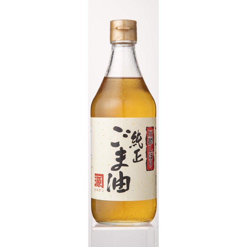 Kanegen Squeeze Squeeze Pure Sesame Oil, Light Mouth, 15.9 oz