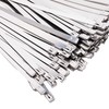 HFS(R) 100pcs Stainless Steel Band Binding Tool Metal Band Fixing