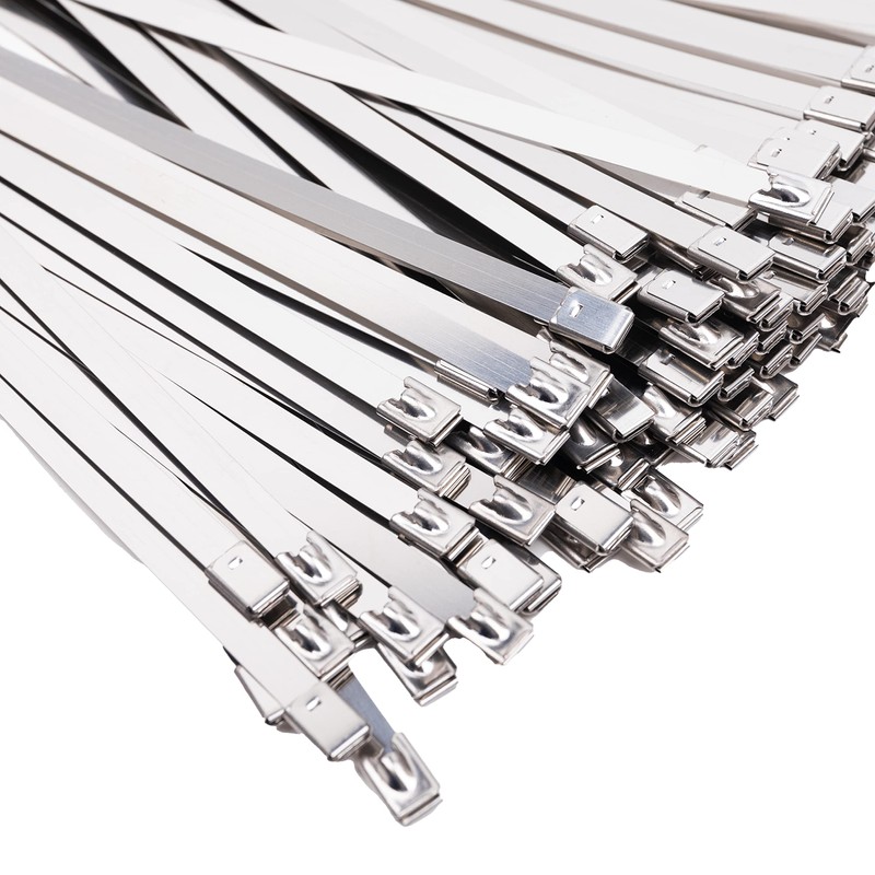 HFS(R) 100pcs Stainless Steel Band Binding Tool Metal Band Fixing