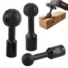 Sphere Rotary Burr, 5/8-11 Thread Ball Gouge Attachment for Wood