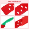 DECHOUS Watermelon Knife with Sleeve: Long Serrated Watermelon Knife for