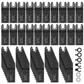Enventor 67 PCS Oscillating Tool Blade, Universal Multitool Blade Kit, Quick Release Oscillating Saw Accessories Compatible with Enventor 23Q1-3, 86229, 98606, Dewalt, Dremel, Ryobi