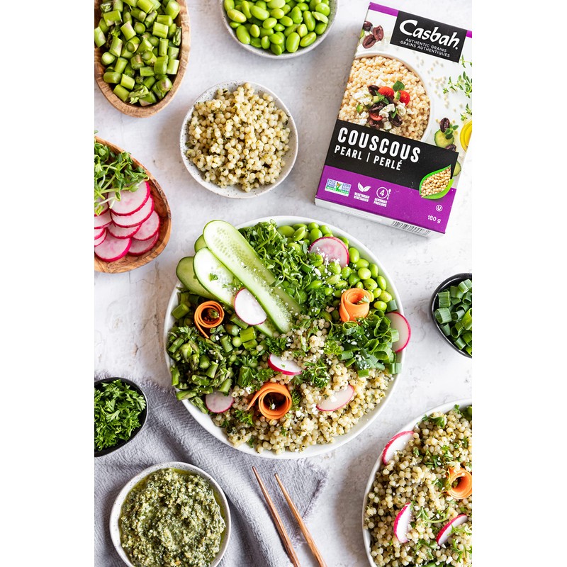 Casbah Pearl Couscous 6 oz. (Pack of 6), Pearl Pasta,