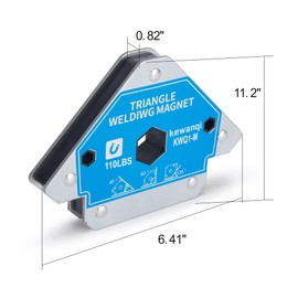 110 LB Welding Magnets Clamp Sets-4 Pieces of Magnetic Welding Holder 110 LBS Holding Power Welder Tools and Accessories