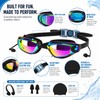 Anti-Fog Swimming Goggles for Kids & Adults – HD Wide