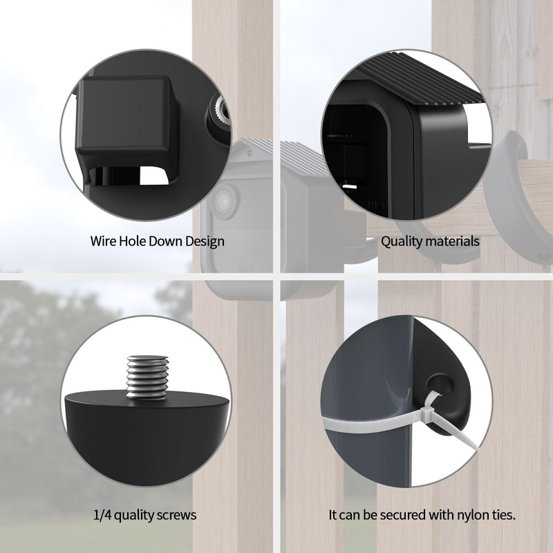 TIUIHU Flexible Twist Mount for Blink Outdoor 4, Security Mounting