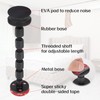 BOXOB Pack of 4 Adjustable Thread Bed Headboard Stopper, Upgraded