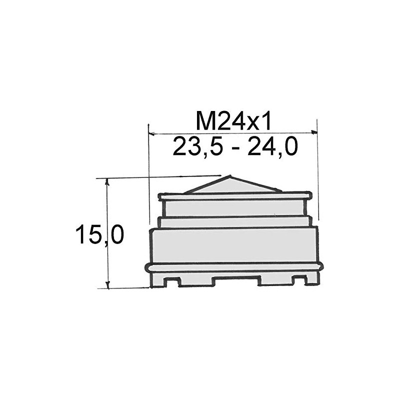 Set of 2 aerators CACHE SLC STD/M 24 x 1
