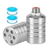 Pack of 2 Float Valves 1/2 Inch, Stainless Steel Floating