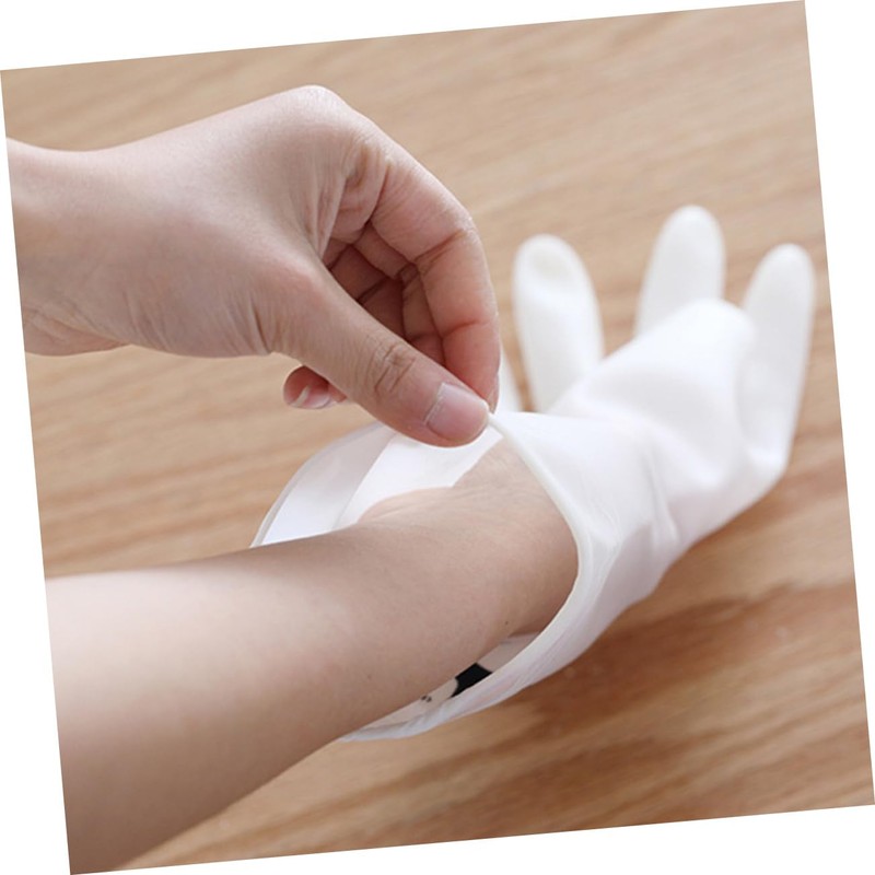 COLLBATH 1 Pair Reusable Kitchen Gloves Household Protective Dishwashing Gloves