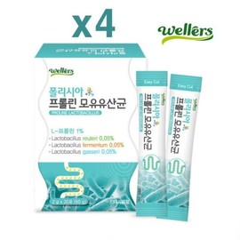 Wellers Polysia Proline Breast Milk Lactobacillus 2g x 30 packets x 4 / 웰러스 폴리시아 프롤린 모유유산균 2g x 30포 x 4개