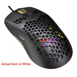 HXSJ J900 Wired Programmable Gaming Mouse RGB Lighting
