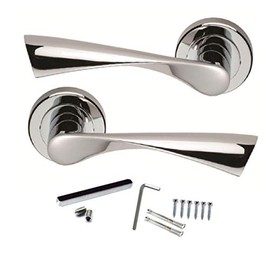 SEROZZETTA BREEZE LEVER ON CONCEALED FIX ROUND ROSE