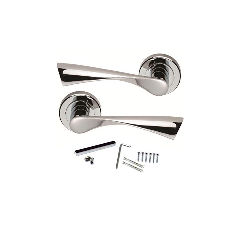 SEROZZETTA BREEZE LEVER ON CONCEALED FIX ROUND ROSE