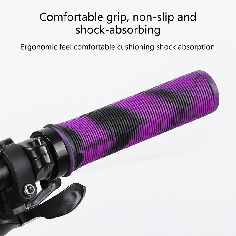 BIGULA 1Pair Ergonomic DeathGrip Bike Death Grip Handlebar Grips with