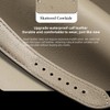 Genuine Leather Watch Bands, Italian Alligator Grain Embossed Watch Straps,Quick