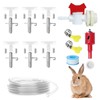 Automatic Rabbit Watering System,Rabbit Water Dispenser Kit,Automatic Rabbit Feeder,Nipple Drinker