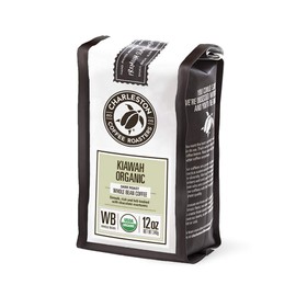 Charleston Coffee Roasters | Specialty Organic Whole Bean Bag | Hand Picked, Premium Slow Roast | Kiawah (12oz, 6 pack)