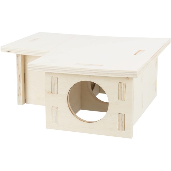TRIXIE 61232 Species-Appropriate Small Animal House without Clips and Nails