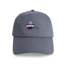 CafePress Ahoy Unique Adjustable Baseball Hat Gray