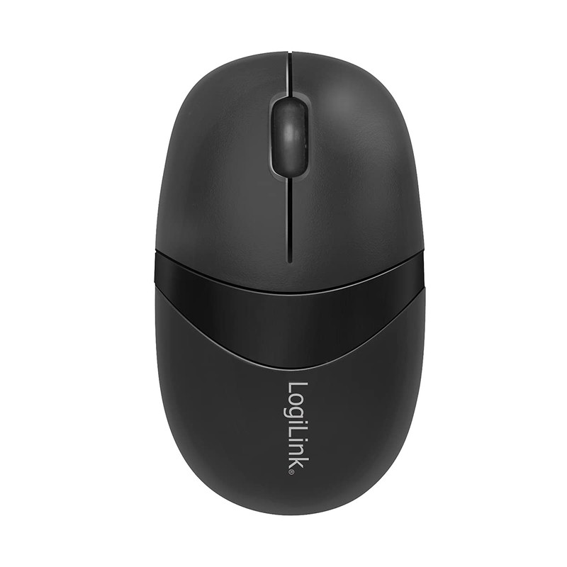LogiLink ID-0069 ID0069 - Funk-Maus mit optischen Sensor, 3 Tasten,