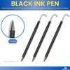 1InTheOffice Pen with Chain 7mm, Security Desk Pen with Adhesive