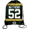 FOCO Green Bay Packers Matthews C. #52 Drawstring Backpack