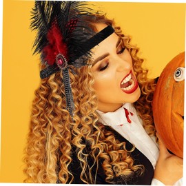 WOONEKY Diadema De Los Años 20 Para Mujer, Accesorios Para El Cabello De Los Años 20, Tocado Vintage, Decoración Para La Cabeza De Mujer, Diadema Para La Frente, Tocado De Los Años 20,