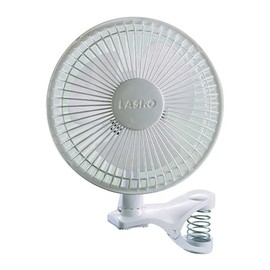 Lasko 2004W Portable 6-Inch Personal Clip Fan with 2 Speeds, White