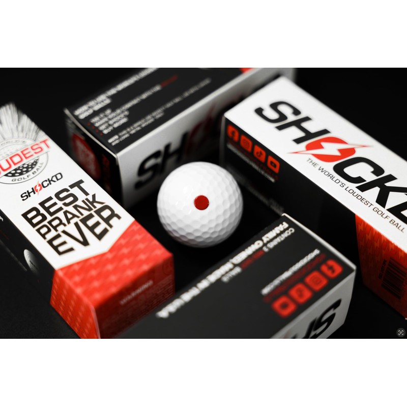 SHOCK'D GOLF BALLS - The World's Loudest Golf Ball -