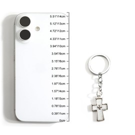 MUCOOS Cross Keychains for Women Inspirational Cross Keychains for Christian Bible Verse Keycharm Sunday Accessories Gifts