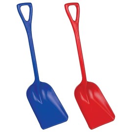 Remco - A Vikan Company 2 pk Seamless Hygienic Shovel - BPA-Free, Food-Safe, Commercial Grade Kitchen and Gardening Accessories, 10", Blue and Red
