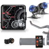 VSYSTO Motorcycle Dash Camera ，150° Wide Angle Motorcycle Front and