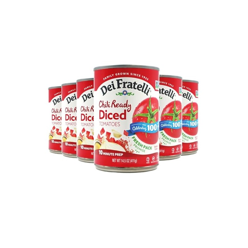 Dei Fratelli Chili Ready Diced Tomatoes (14.5 oz. cans; 6