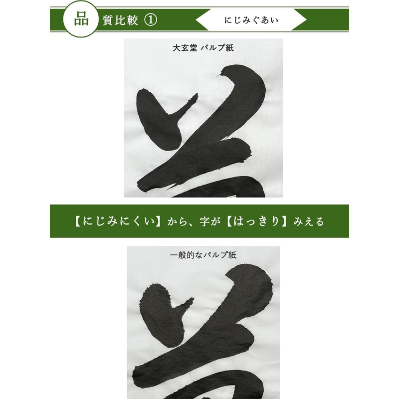 Daishodo Calligraphy Semi Paper for Practice, Beginners (Easy to Write),