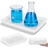 GLEAVI Lab Trays Plastic, 4 Pack Acid and Alkali Resistant