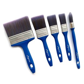 Magimate Paint Brush Set, Professional Painting Brushes with an Elegance Tapered Trim Brush for Walls, Cabinets Pack of 5