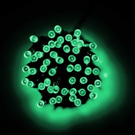 Super Z Outlet 30 Mini Bulb LED Battery Operated Fairy String Lights in Apple Green, St Patricks Day Decorations Irish Party (158" inch Long String)