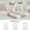 Joyreap 3 Pieces Quilt Set Full/Queen, Patchwork Floral Boho Design,