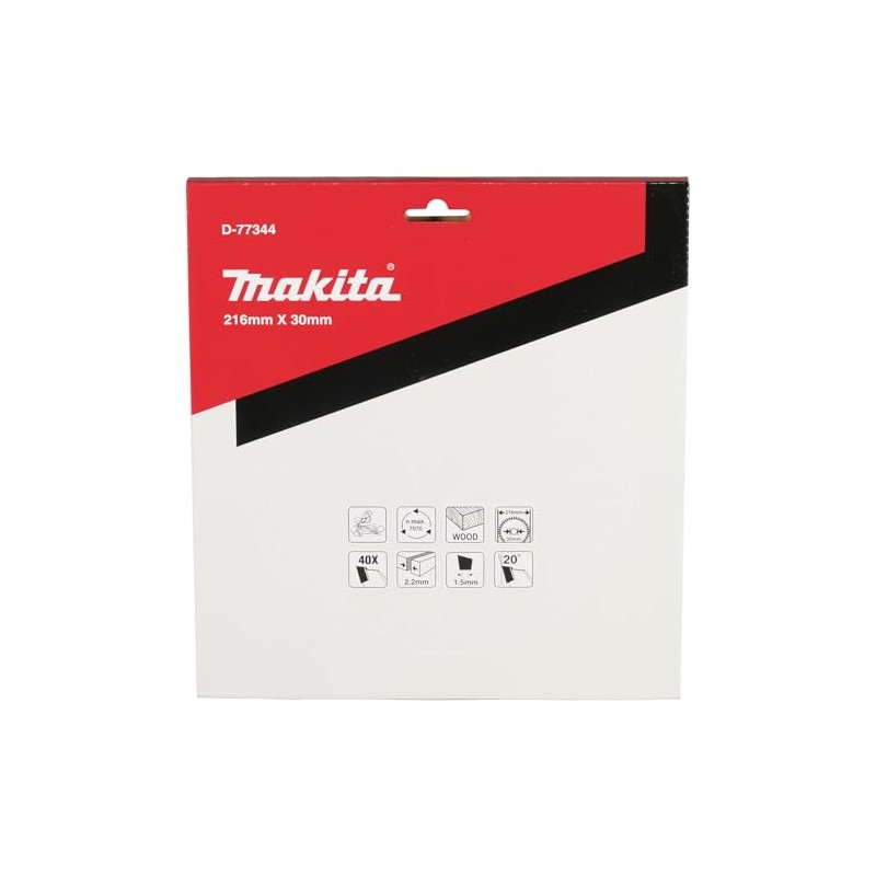 Makita D-77344 TCT Sägeblatt 216x40x40T Holz