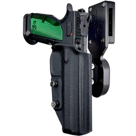 Pro Ball Joint Competition Holster fits CZ Tactical Sport 2 Racing Green (Right-Hand Draw, Black)