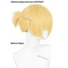 Short Blonde Anime Cosplay Wig Male Blonde Virtual Singer Costume