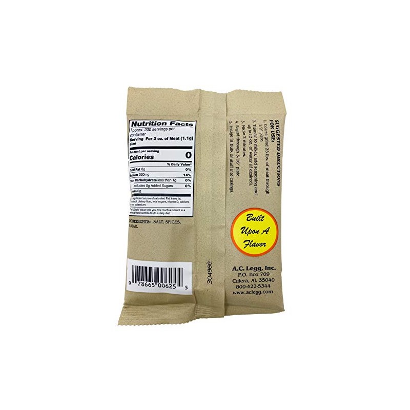 A.C. Legg Old Plantation Seasonings - Pork Sausage Seasoning Blend