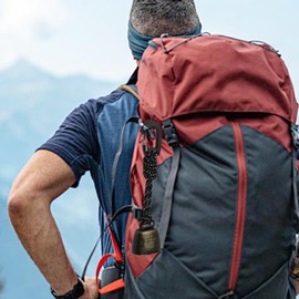 Bear Bell | Loud Bear Bell - Small Bear Bells with Silencer, Bear Protection Bell Set for Backpacking, Biking, Hutting, Camping