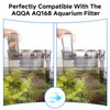 AQQA 12 Packs Aquarium Filter Cartridges with Activated Carbon -