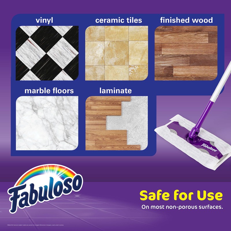 Fabuloso Dry and Wet Sweeper with Bonus 12 Dry Cleaning
