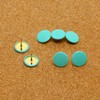 Tupalizy 120PCS Flat Plastic Round Head Map Thumb Tacks Push
